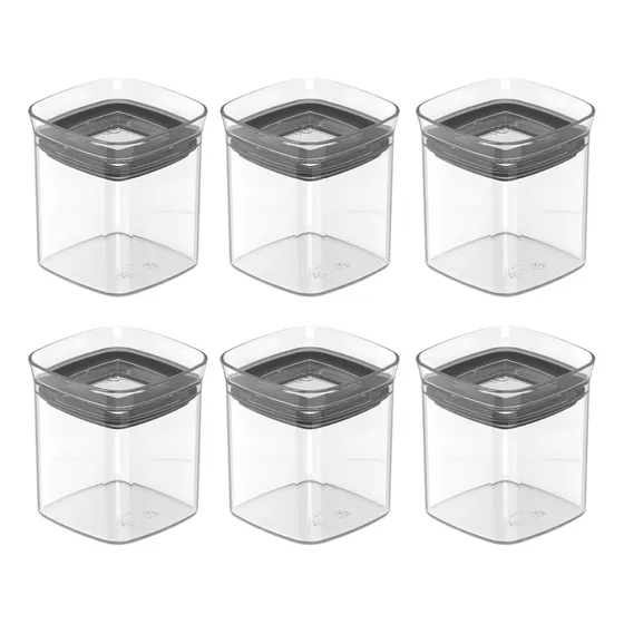 Kit Porta Temperos Hermético 6 Un 150ml Organizador Cozinha