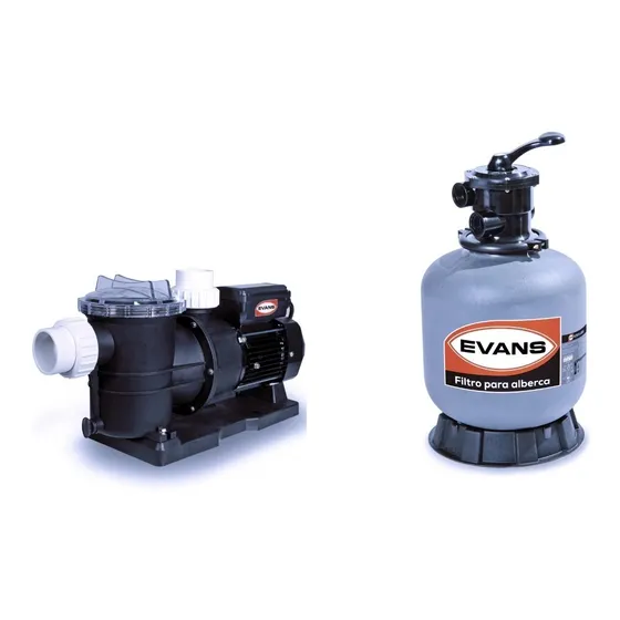 Filtro De Arena Evans 16 + Bomba Evans 1/2 Hp 110v