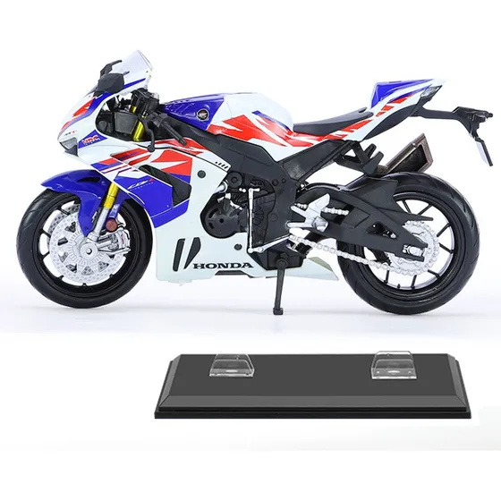 Honda Fireblade Cbr1000rr-r Miniature Metal Moto Con Base