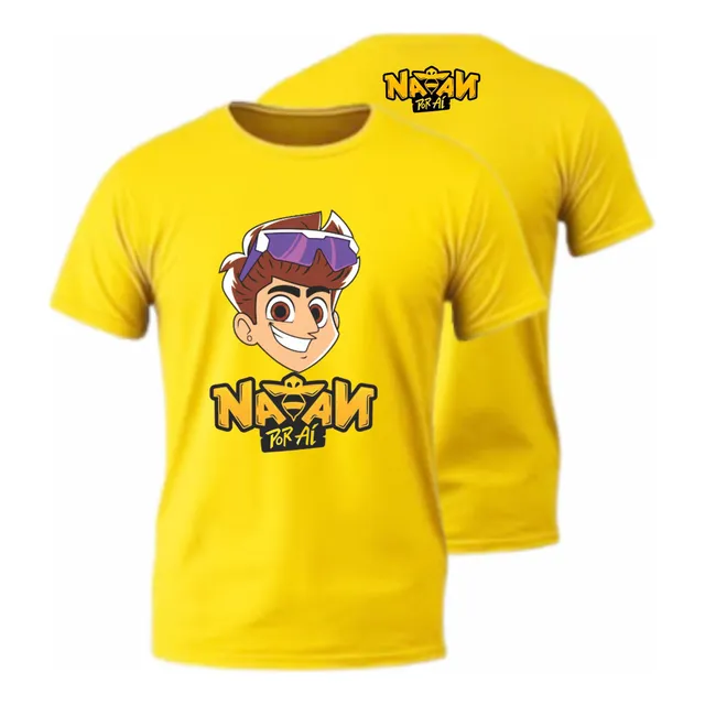 Camiseta Natan Por Aí Blusa Infantil Diversas Cores Unisex