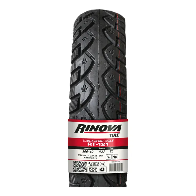 Llanta 300-10 Rt-121 Tl 49j Rinova