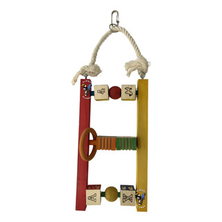 Escalera Madera Con Bloques Chico 14*27cm Para Aves Escalera Madera Con Bloques Chico 14*27cm Para Aves