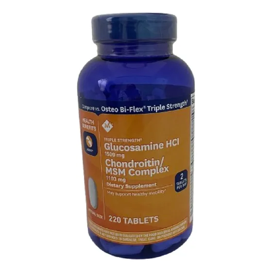 Glucosamine Hci 1500mg Chondroitin Msm 1103mg 220tabs Mmarks