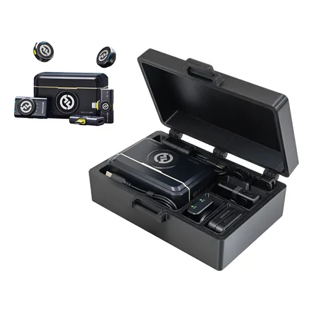 Case Caixa Estojo Para Organizar Microfone Hollyland Lark M2 Preto
