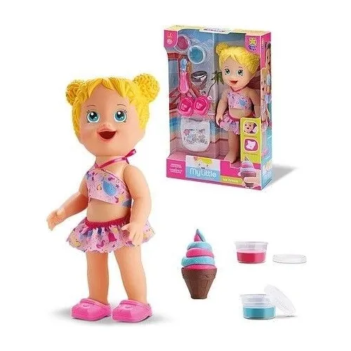 Muñeca Deliciosos Helados Con Accesorios Pañal My Little Ed