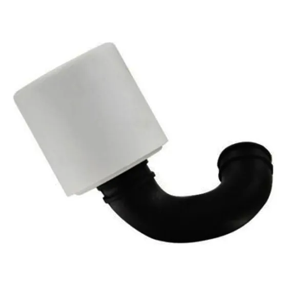 Filtro De Ar Automodelo 1/8 Branco Com Curva Longa (hs984)