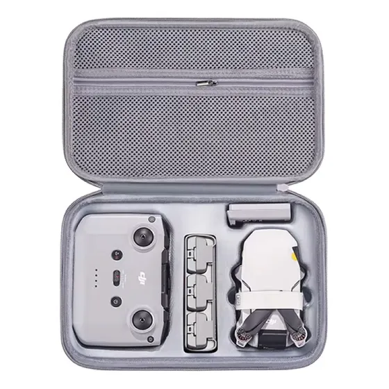 Estuche Para Dron Dji Mini 2 - 2 Se - 4k - Se Fly More Combo Gris