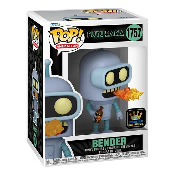 Série especial Funko Pop Bender 1757 - Futurama