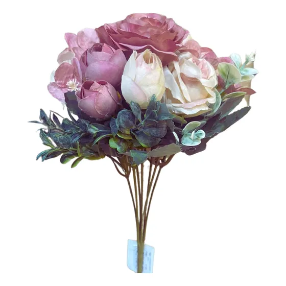Buquê De Rosas X7 Rose 28cm