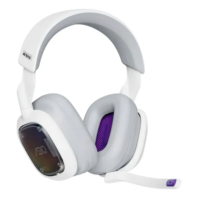 Auriculares gamer inalámbricos Astro Gaming A30 939-002000 blanco y morado