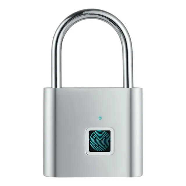 Mini Candado De Huellas Dactilares Recargable Por Usb