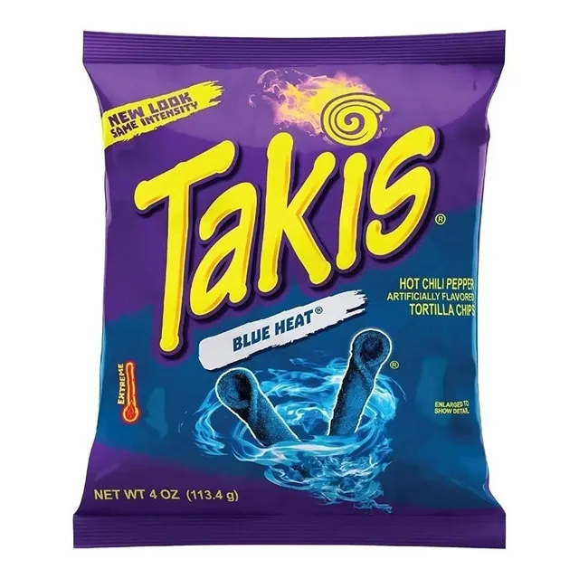 Botana Americana Takis Blue Heat Fuego Azul 20 Pack 113gr