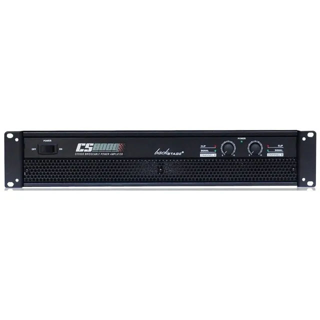 Poder Amplificador Backstage Cs-8000 De Sonido Para Bocinas