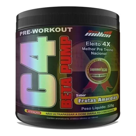 Pré Treino C4 Beta Pump 225g New Millen