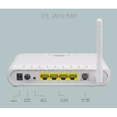 Modem Router Zte Zxv10 W300 Usado Func Ok - Gcatan