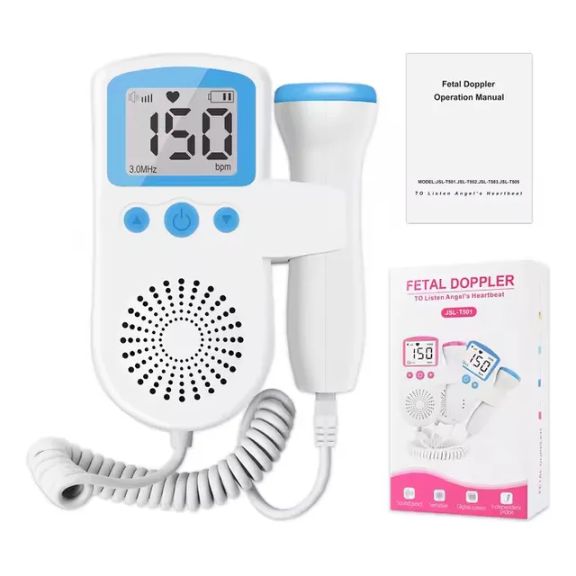 Doppler Fetal Detector De Ritmo Cardíaco De Bebe Ultrasonido