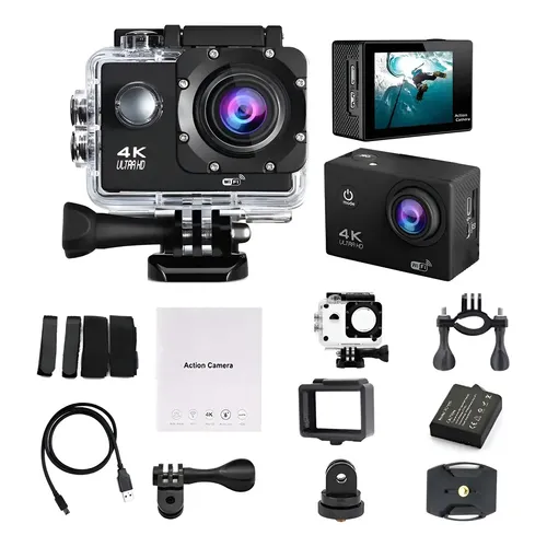 Camera Digital Gopro Hero 8 Black 12 Mp 4 K Original Com Nfe Cor