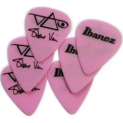 Pack De 6 Uñetas Ibanez B1000sv Mp Steve Vai Rosado