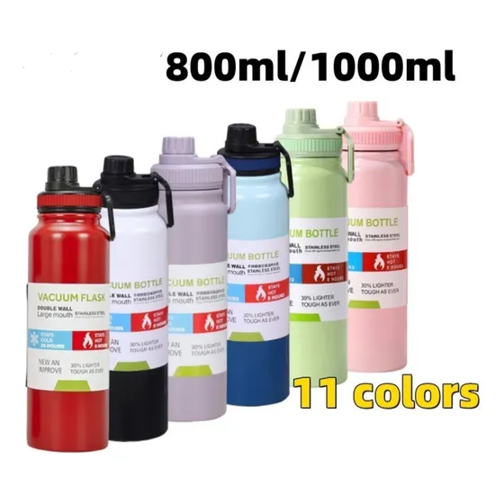 Termo Cooler Térmico Sport Vacuum Acero Inox 800ml 1000ml