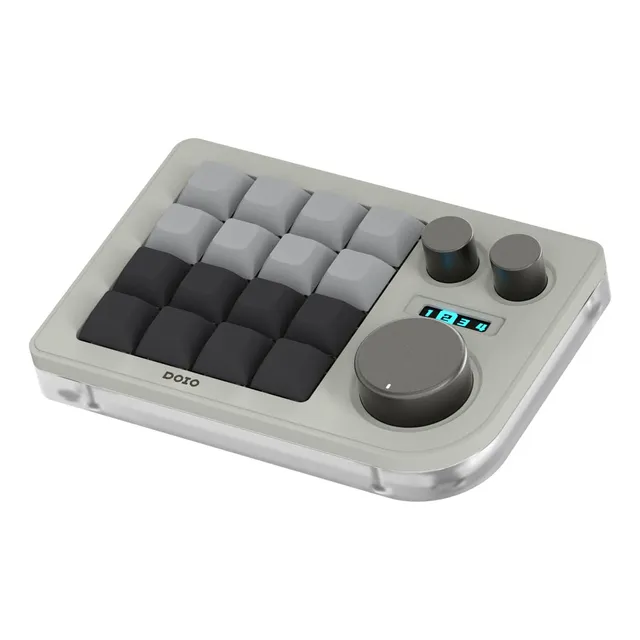 Megalodon Mini Teclado Programable Con Triple Perilla Y 16 T