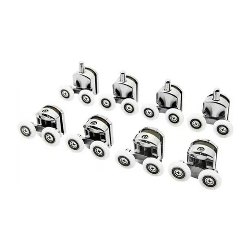8 Rodillos Para Cabina De Ducha De 23 Mm