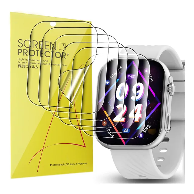 Protector Pantalla Para Amazpro Smart Watch 6 Unidad Tpu