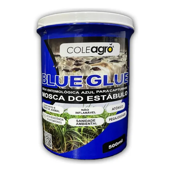 Cola Entomológica Azul 500ml Blue Glue Pega Trips E Mosca