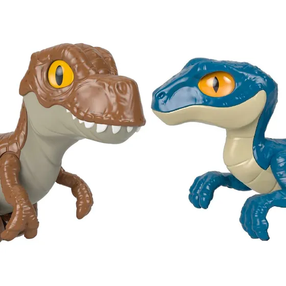 Imaginext Jurassic World T-rex Vs Velociraptor