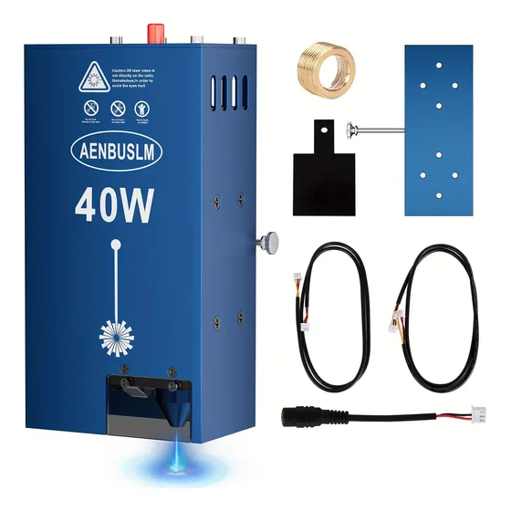 Módulo De Laser Cnc 40w Com Bomba De Sopro