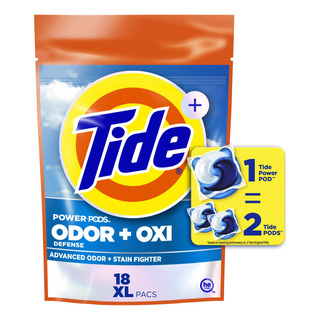 Detergente Para Roupa Tide Ultra Oxi Power Pods 18 Pacotes Detergente Para Roupa Tide Ultra Oxi Power Pods 18 Pacotes