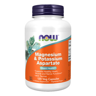 Aspartato Magnésio E Potássio Now Foods 120cap Importado Aspartato Magnésio E Potássio Now Foods 120cap Importado