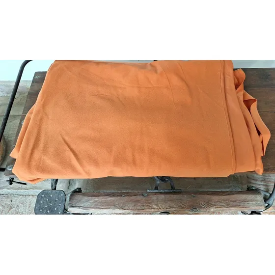 Tela Piel De Durazno Color Naranja  Para Tapicería 