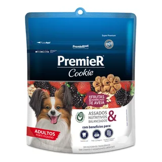 Biscoito Premier Cookie Adulto Pequeno Frutas Vermelhas 50g Biscoito Premier Cookie Adulto Pequeno Frutas Vermelhas 50g