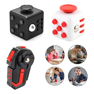 Juguetes Antiestres Fidget Cube Dados De Descompresión Juguetes Antiestres Fidget Cube Dados De Descompresión