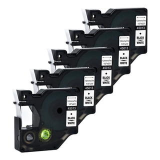 A Tape D1 45013 Compatible For Labeler Dymo 12mm White A Tape D1 45013 Compatible For Labeler Dymo 12mm White