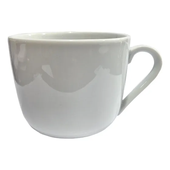 Taza Porcelana Desayuno 250ml Línea 2100 Tsuji Blanca X6 Uni