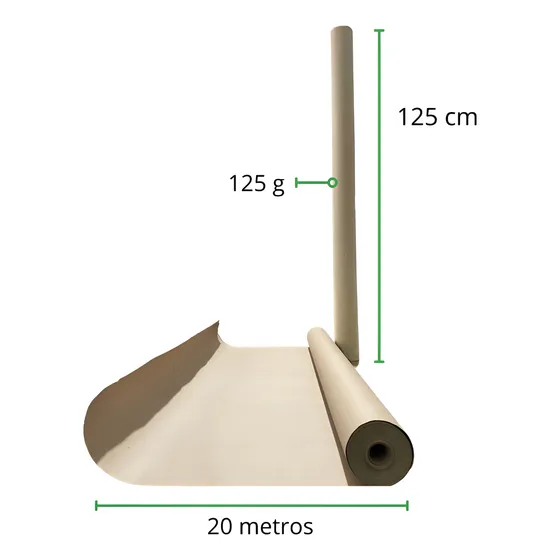 Papel Kraft Envoltura Empaque 125 Cm X 20 Metros
