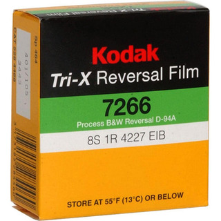 Rollo Cartucho Kodak Tri-x Super 8 7266 Blanco Y Negro Rollo Cartucho Kodak Tri-x Super 8 7266 Blanco Y Negro