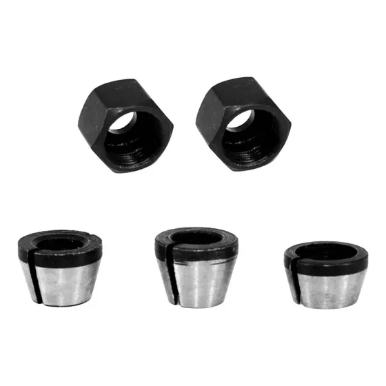 3x Adaptador Portapinzas Alta Precisión Con Tuerca 1/4
