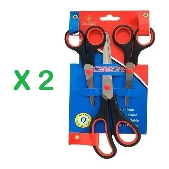 Tijeras Escolar Oficina Manualidades Costura Telas Corte 3