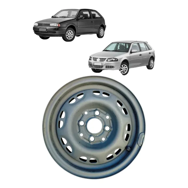 Roda Ferro Aro 13 Vw Gol Voyage G1 G2 G3 G4 G5 Original