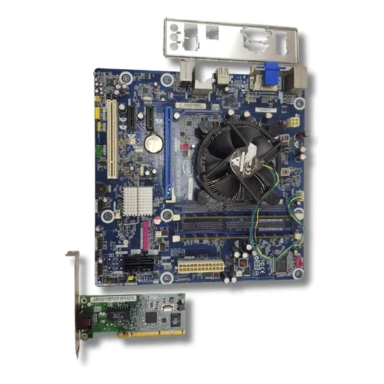Placa Mãe Intel Mb Dh55pj + I5-650 + 4gb Ddr3 1156 + Rede