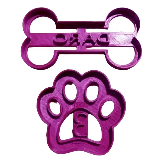 Set Cortantes De Hueso Y Huella Personalizaodos Paw Patrol Microcentro 