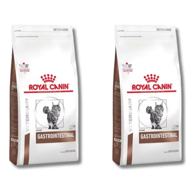 Alimento Gatos Royal Canin Gastrointestinal Cat 2kg Pack X2