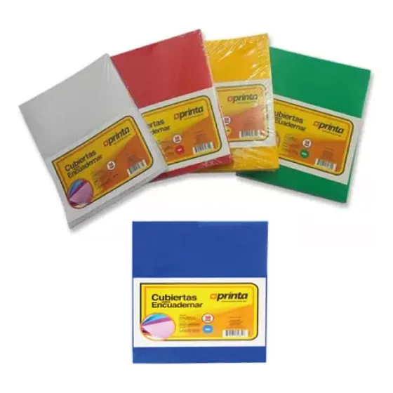 Cubierta Para Encuadernar Printa Pack 50pcs