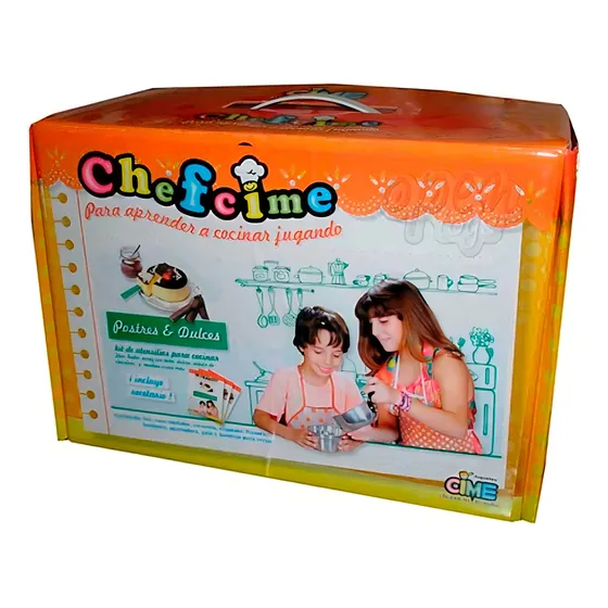 Chefcime Cocina Juego Fabrica Postres Dulces Orig. Cime Tv Color Metal