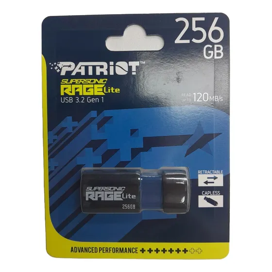 Patriot Ss Rage Lite 256gb High Performance Usb 3.2 Gen 1