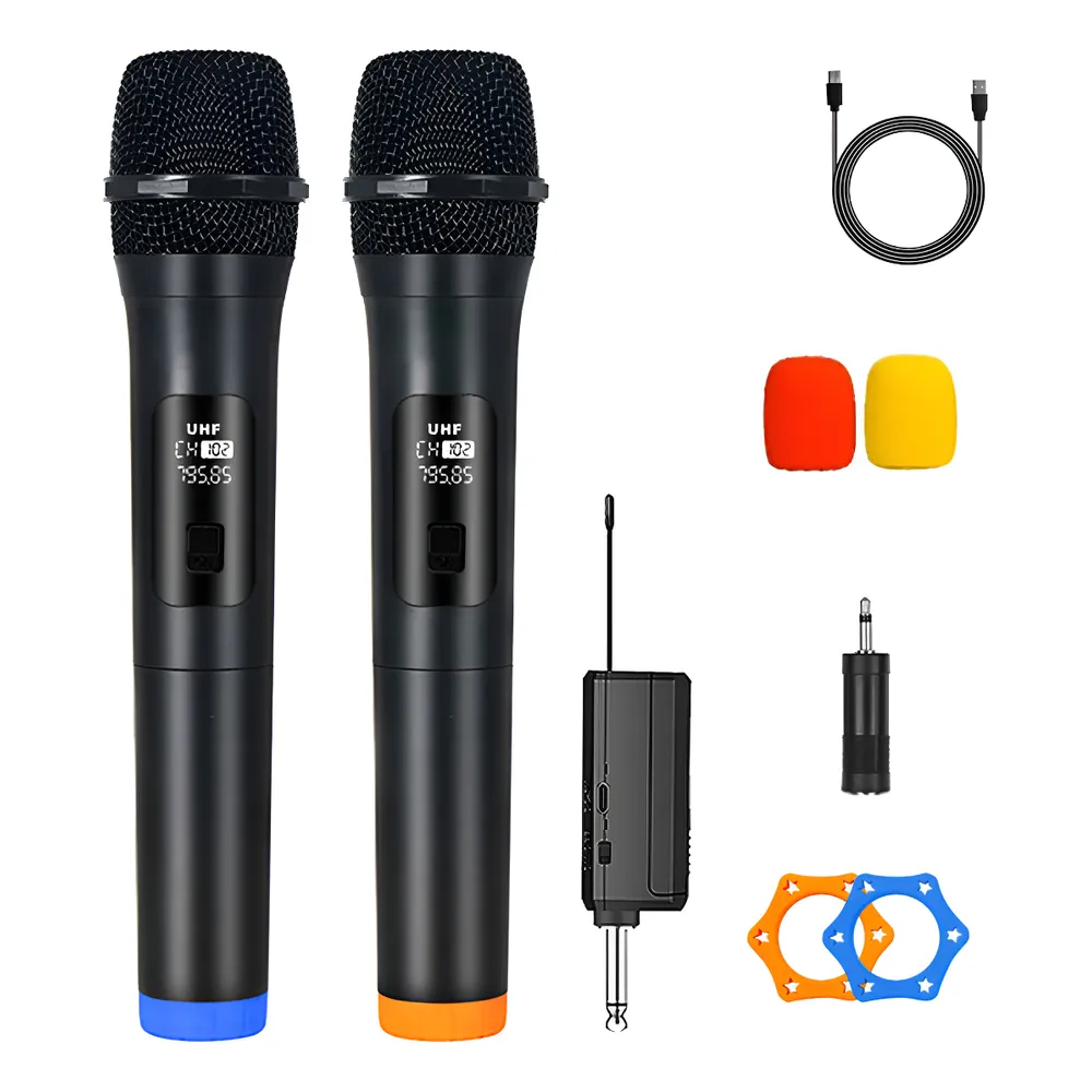 Micrófonos 2 Inalámbricos Inteligentes Portátil