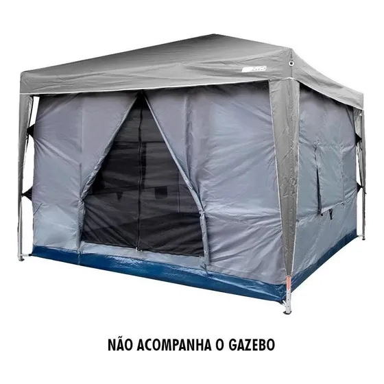 Nautika Unica Cor Cinza Barraca Para Tenda Gazebo Transform 5/6 Coluna D'água 3000mm