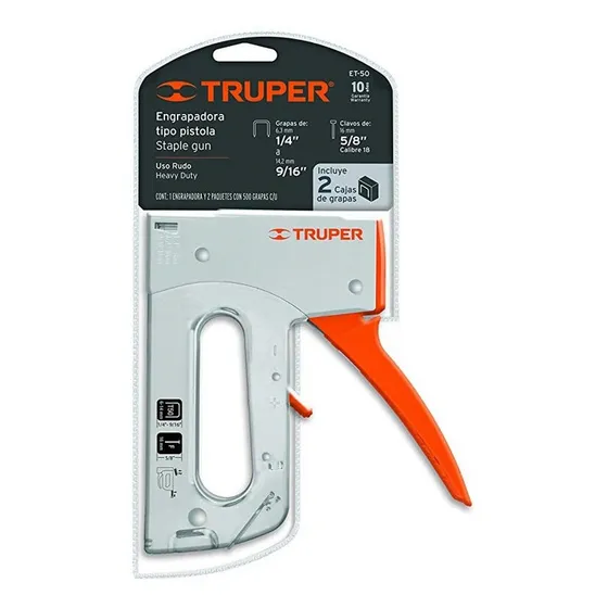 Engrapadora Y Clavadora Truper Et-50 Tapizar